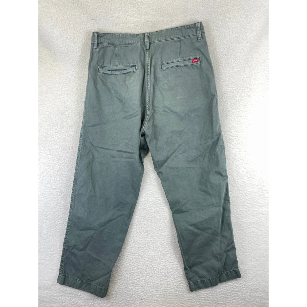 Levi's Wellthread Stay Loose Taper Jeans Men's Size 32 Green Cotton Hemp Casual